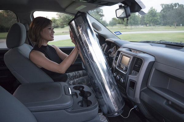 Sunshade for GMC Canyon With Large Windshield-Mounted Sensor for Forw Collision and Lane Departure 2015-2022