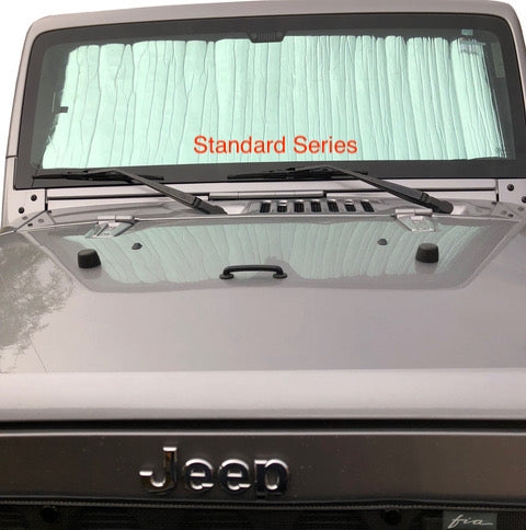 Sunshade for Jeep Wrangler JL Body 4Door Without Adaptive Cruise Control Windshield-Mounted Sensor 2018-2024