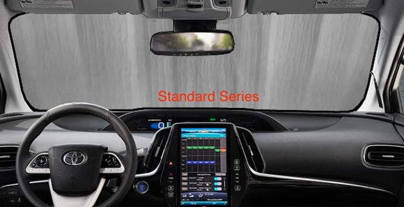 Sunshade for Toyota Prius Prime With Windshield-Mounted Sensor 2017-2022