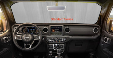 Sunshade for Jeep Wrangler JL Body 2Door Without Adaptive Cruise Control Windshield-Mounted Sensor 2019-2026